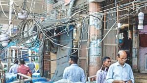 Hanging electric wires in Dhaka RASHED SHUMON