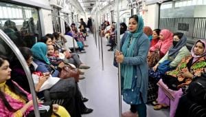 separate metro rail carriage for women