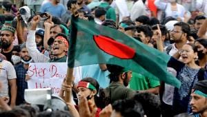 Students against Discrimination Shahbag, Dhaka August 5, 2024