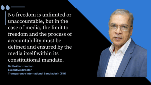 freedom of press without external interference