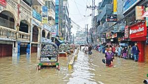 waterlogging in Chattogram