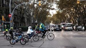Bike bus in Barcelona