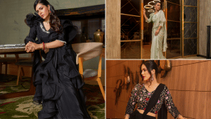 Elevate your winter wardrobe with chic neo-saree glamour