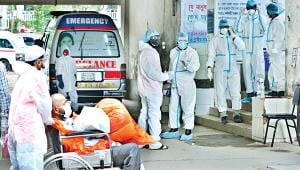 wearing personal protection equipment 