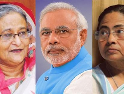Sheikh Hasina- Narendra Modi-Mamta Banerjee