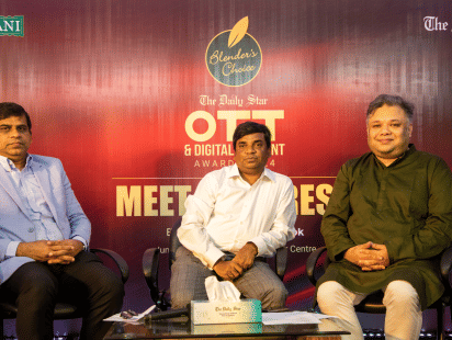 (From left) Omar Hannan, Ajoy Kumar Kundu and Imran Kadir