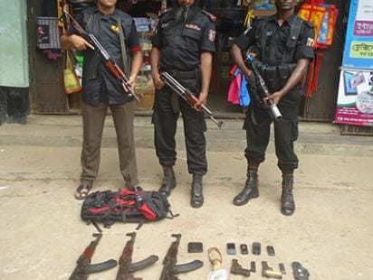 Bandarban RAB recovers three AK- 47 photo 1.JPG