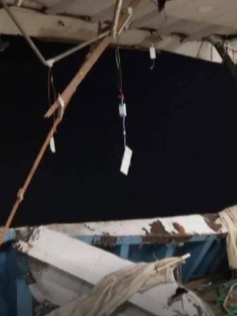 Meghna launch collision