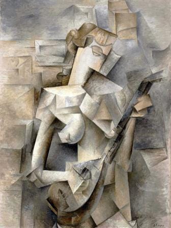 Girl with the Mandolin, 1910 by Pablo Picasso