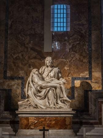 The Pieta 5 places to visit to see Michelangelo’s paintings and sculptures