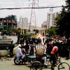 Police lob tear gas Police lob tear gas