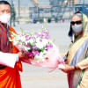 Sheikh Hasina and Bhutan Premier Dr Lotay Tshering Sheikh Hasina and Bhutan Premier Dr Lotay Tshering