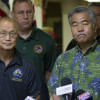 Vern Miyagi (left) and David Ige (right) Vern Miyagi (left) and David Ige (right)