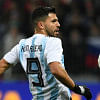Argentina striker Sergio Aguero Argentina striker Sergio Aguero