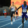 Andre De Grasse and Justin Gatlin