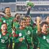 Bangladesh Team Celebration easy win for hosts, AFC Under-16 Women's Championship, Singapore