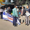 Police evict protesters demanding fresh election  Police evict protesters demanding fresh election