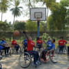 Wheelchair basketball team