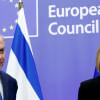 Israel's Prime Minister Benjamin Netanyahu and European Union foreign policy chief Federica Mogherini Israel's Prime Minister Benjamin Netanyahu and European Union foreign policy chief Federica Mogherini