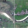 Rohingya villages burnt Rohingya villages burnt