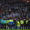 British police officers and stewards