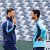 Mahmudullah Riyad speaks to Mashrafe Bin Mortaza in ICC Cricket World Cup 2019 Mashrafe Bin Mortaza speaks to Mahmudullah Riyad in ICC Cricket World Cup 2019