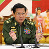 Myanmar Army Chief Min Aung Hlaing Myanmar Army Chief Min Aung Hlaing