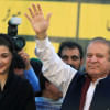 Prime minister Nawaz Sharif and his daughter Maryam Nawaz Prime minister Nawaz Sharif and his daughter Maryam Nawaz