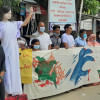 Pabna Human chain photo Pabna Human chain photo