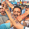 Quota system protest Quota system protest