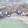 Illegal stone extraction Illegal stone extraction