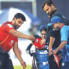 Comilla Victorians opener Tamim Iqbal gives his cap to Mashrafe Bin Mortaza's son Comilla Victorians opener Tamim Iqbal gives his cap to Mashrafe Bin Mortaza's son