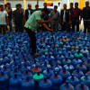 Selling untreated water in Karwan Bazar Selling untreated water in Karwan Bazar