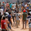 Students and Traders Clash Students and Traders Clash