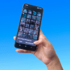 A picture of a phone gallery.