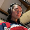 Dua Lipa at her podcast
