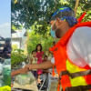 Firoz Hasan of Free Motion helping flood victims in Sunamganj  Firoz Hasan of Free Motion helping flood victims in Sunamganj