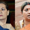 Sonia Gandhi and Smriti Irani Sonia Gandhi and Smriti Irani