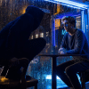 A scene from Netflix's Death Note live-action movie. A scene from Netflix's Death Note live-action movie.