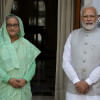 Sheikh Hasina and Narendra Modi  Sheikh Hasina and Narendra Modi