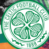 Celtic FC logo with shadows of the British Monarchy