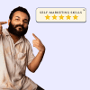 A man pointing at himself with tabs showing his skills. A man pointing at himself with tabs showing his skills.