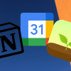 Icons of productivity apps.