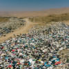 Textile waste in the Atacama Desert in Chile Textile waste in the Atacama Desert in Chile