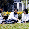 Medical students studying
