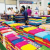 Tangail sari makers see low turnout of wholesale buyers Tangail sari