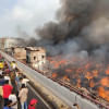 47 units fighting massive fire at Bangabazar Bangabazar fire