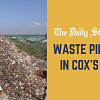 waste piling up in Cox's Bazar 