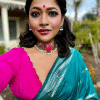Azmeri Haque Badhan dazzles in chic sari blouses  Azmeri Haque Badhan dazzles in chic sari blouses