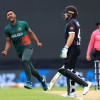Bangladesh's Shoriful Islam (L) celebrates bowling New Zealand's captain Tom Latham (R) during the third one-day international (ODI) cricket match between New Zealand and Bangladesh at McLean Park in Napier on December 23, 2023. Photo: AFP  Bangladesh's Shoriful Islam (L) celebrates bowling New Zealand's captain Tom Latham (R) during the third one-day international (ODI) cricket match between New Zealand and Bangladesh at McLean Park in Napier on December 23, 2023. Photo: AFP